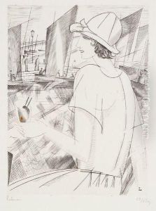 Jeune Fille Au Cocktail (le Croisic)