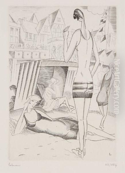 Plage (la Baule) - view 1