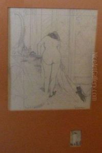 Femme Nue A Sa Toilette 