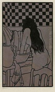 Toilettes : L'eau Fraiche by Jean Emile Laboureur