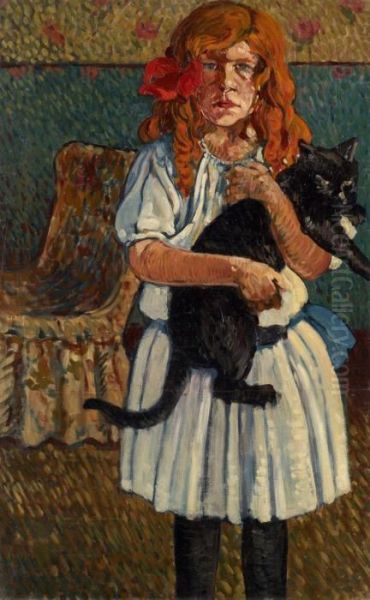 La Petite Fille Au Chat - view 1