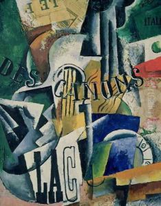 Italian Still Life, 1914 by Lyubov Popova