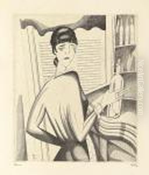La Fille Au Litre (grande Planche). - view 1