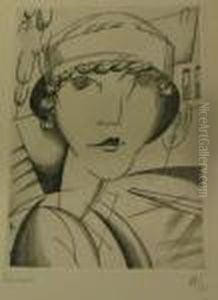 Portrait. by Jean Emile Laboureur