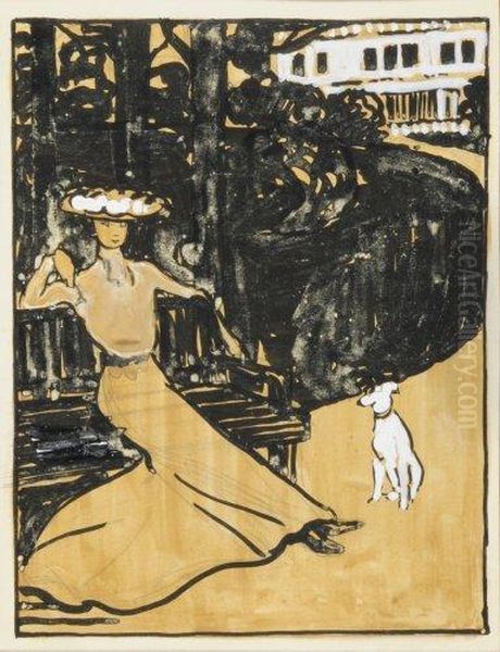 La Dame Au Petit Chien - view 1