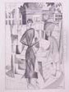 Scene Cubisante by Jean Emile Laboureur