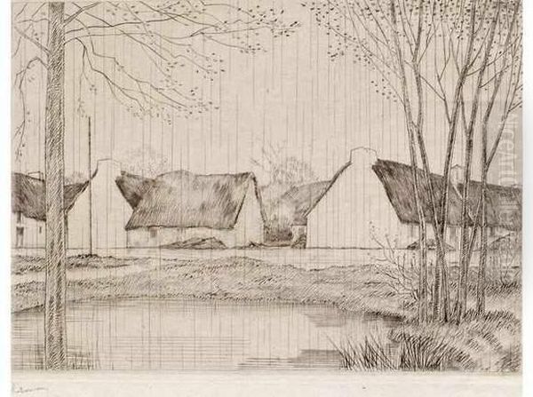 Le Village Sous La Pluie. 1932. - view 1