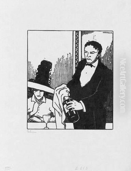 La Bouteille De Champagne. 1912 - view 1