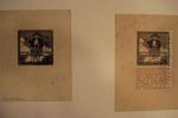 Menu Au Petit Breton. 1909. - view 1