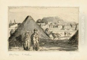 L'acropole Vu D'un Campement De Tziganes. 1911.