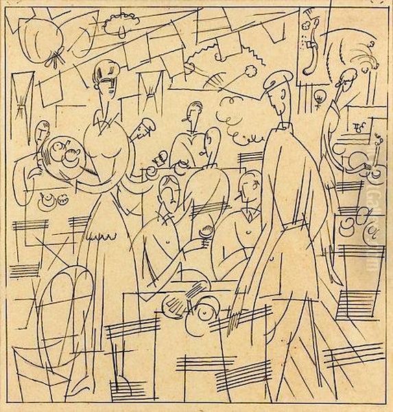 Tea-room Du Front Anglais, Circa 1919-1923 - view 1
