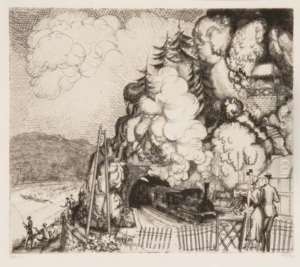 Paysage Au Tunnel (l. 195) - view 1