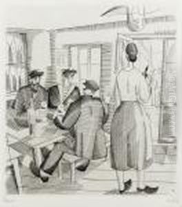 Cabaret Vendeen (laboureur 303) by Jean Emile Laboureur
