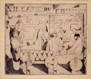 Ensemble De 4 Gravures Signees Ensemble De 4 Gravures Signees