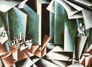 Sketch for Stage Set by Lyubov Popova