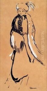 Femme Au Manchon, Circa 1898