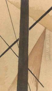 Spatial Force Construction Study by Lyubov Popova