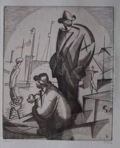 Dockers Negres / Black Stevedores. 1918-1920 by Jean Emile Laboureur