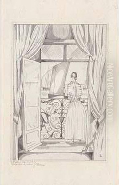 Le Balcon Sur La Mer / The Balcony Overlooking The Sea. 1923 - view 1