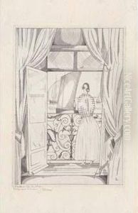 Le Balcon Sur La Mer / The Balcony Overlooking The Sea. 1923 Le Balcon Sur La Mer / The Balcony Overlooking The Sea. 1923