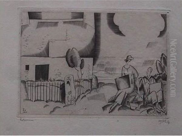 Les Aquarellistes / The Watercolourists. 1922 - view 1