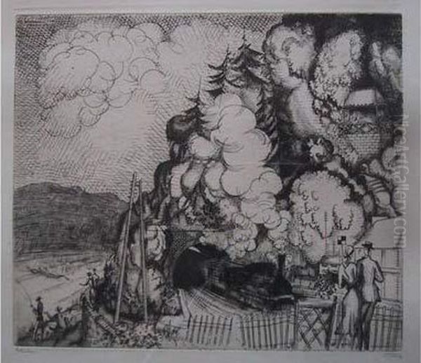 Paysage Au Tunnel / Landscape With Tunnel. 1920 - view 1
