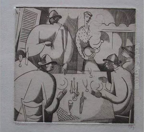Le Souper Des Dockers / The Stevedores' Supper. 1919-1920 - view 1