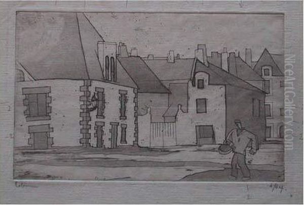 Maisons Du Croisic / Houses At Le Croisic. 1922 - view 1