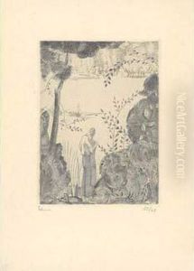 Les Amoureux Du Bord De L'eau / Lovers By The River. 1925
