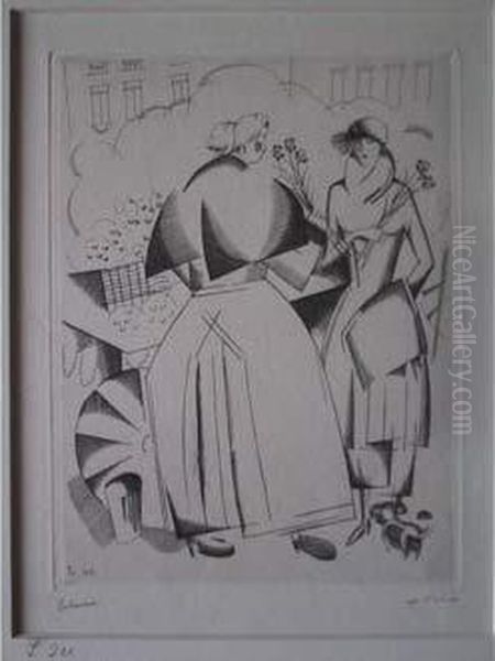 La Marchande D'oeillets / Thecarnation Girl. 1921 - view 1