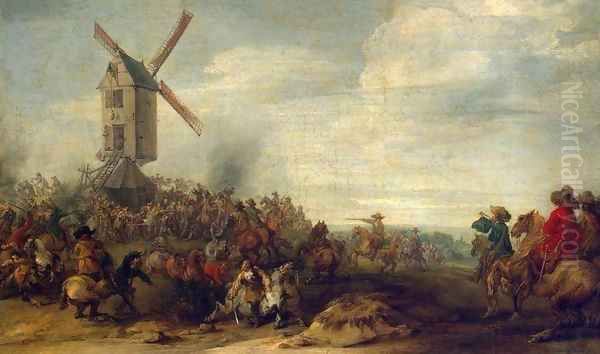 Battle by the Windmill - view 1