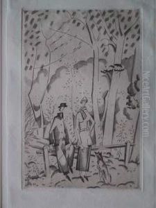 En Foret / Walking Through The Forest. 1922 En Foret / Walking Through The Forest. 1922
