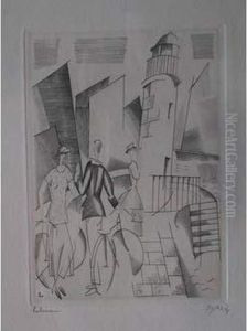 La Jetee / The Pier by Jean Emile Laboureur