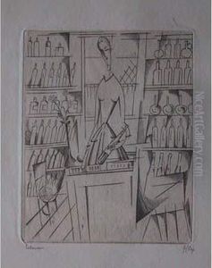 La Marchande De Liqueurs / The Liquor Seller. 1916-1920 La Marchande De Liqueurs / The Liquor Seller. 1916-1920