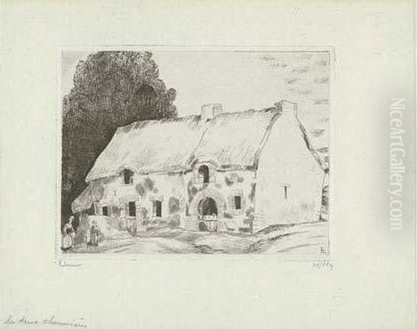 Les Deux Chaumieres/ The Two Cottages (kerfahler Penestin). 1927-1928 - view 1