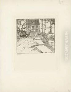 Maison En Bretagne (pres De Douarnenez) / House In Brittany (near Douarnenez). 1908 by Jean Emile Laboureur
