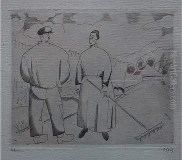 Le Chemin Dans Les Bles / A Path Through Wheat Fields. 1926 - view 1