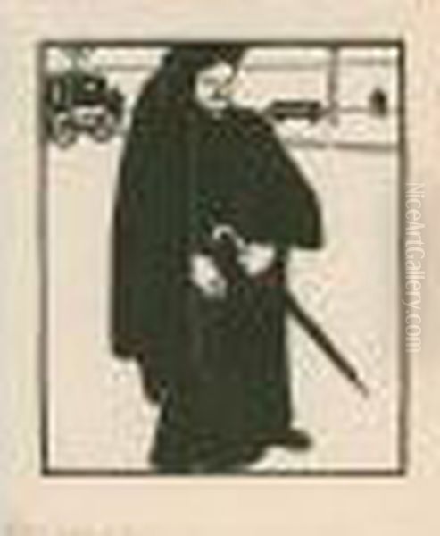 La Dame En Noir / The Lady In Black. 1902-1910 (?) - view 1