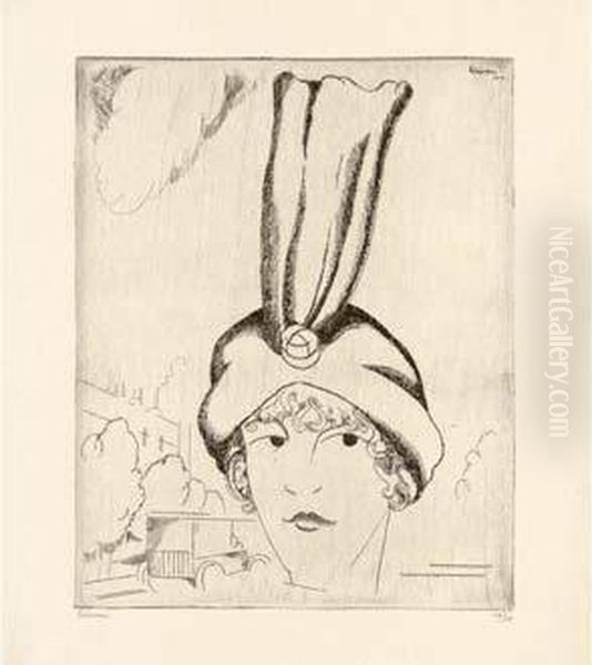 Le Chapeau De Velours / The Velvet Hat. 1914 - view 1