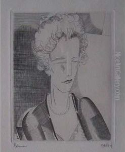 La Russe / The Russian Girl. 1925 by Jean Emile Laboureur