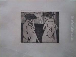 Soho Girls. 1912 by Jean Emile Laboureur