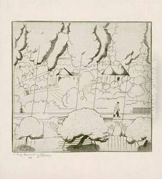 Paysage Au Soldat / Landscape With Soldier. 1914 - view 1