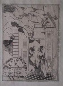 L'amazone / The Amazon. 1913 by Jean Emile Laboureur
