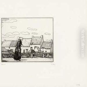 La Route De Guerande (hameau Du Clio) / The Road To Guerande (clio Hamlet). 1911