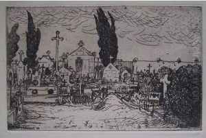 Cimetiere / Cemetery (nantes). 1899 by Jean Emile Laboureur