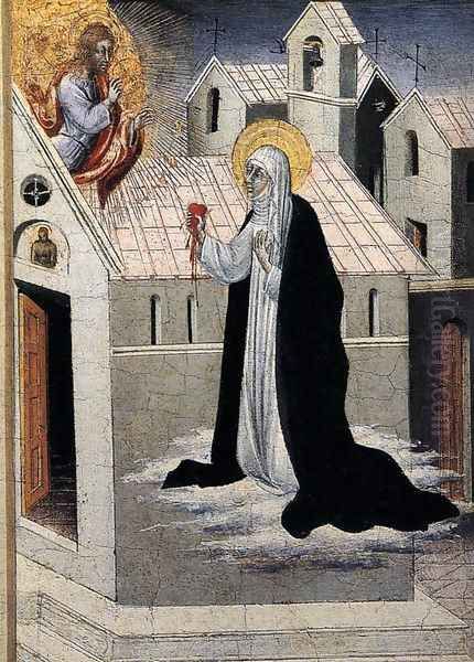 St Catherine Exchanging her Heart with Christ c. 1475 - view 1
