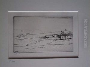 L'acropole Vu De Colone (six
Vues De L'acropole Pl. 5) / The Acropolis Seen From Colonus (six Views
Of The Acropolis Pl. 5). 1911 by Jean Emile Laboureur