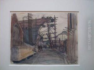 Chantiers De Navires / Shipyard. 1901.