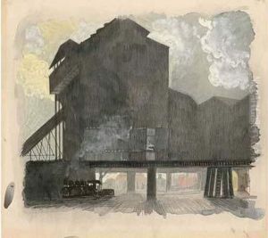 The Converting Works (carnegie Steel Co.). 1906 by Jean Emile Laboureur