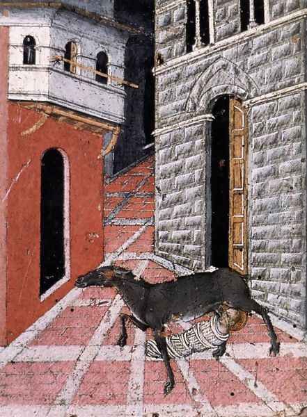 St Stephen Suckled by a Dog 1450 - view 1
